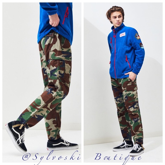 🔥PacSun Workwear Camo Baggy Cargo Pants NWT - Picture 2 of 8